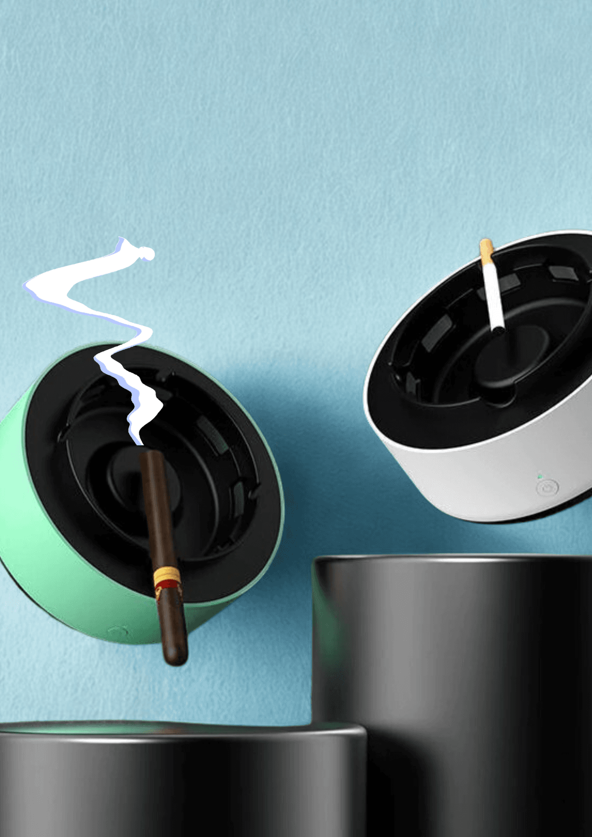 ZenFlow demonstration - smoke being filtered